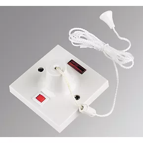Wholesale 😀 MK 50A 1-Way Pull Cord Switch White with Neon 🥰 4 Wholesale 😀 MK 50A 1-Way Pull Cord Switch White with Neon 🥰 - Image 2
