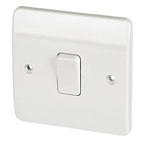 Budget 🔔 MK Logic Plus 10AX 1-Gang 1-Way Light Switch White 🤩 3 Budget 🔔 MK Logic Plus 10AX 1-Gang 1-Way Light Switch White 🤩