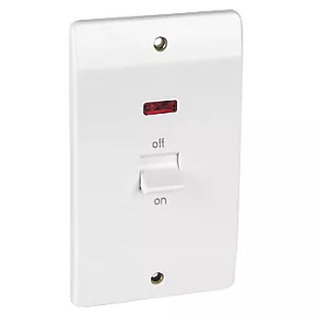 Coupon 💯 MK Logic Plus 50A 2-Gang DP Control Switch White with Neon 😍 4 Coupon 💯 MK Logic Plus 50A 2-Gang DP Control Switch White with Neon 😍 - Image 2