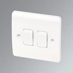 Budget 🔥 MK Logic Plus 10AX 2-Gang 2-Way Light Switch White ⭐
