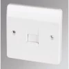 Hot Sale 🤩 MK Logic Plus Master Telephone Socket White 🧨 -Deals Sockets Store 16814 P