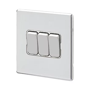 Coupon ✔️ MK Aspect 10AX 3-Gang 2-Way Switch Polished Chrome with White Inserts ⌛ 3 Coupon ✔️ MK Aspect 10AX 3-Gang 2-Way Switch Polished Chrome with White Inserts ⌛