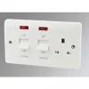 New ✨ MK Logic Plus 45A 2-Gang DP Cooker Switch & 13A DP Switched Socket White with Neon 🔥 1 New ✨ MK Logic Plus 45A 2-Gang DP Cooker Switch & 13A DP Switched Socket White with Neon 🔥 -Deals Sockets Store 25231 P