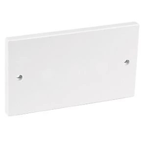 Outlet 🌟 MK Logic Plus 2-Gang Blanking Plate White 🎉 4 Outlet 🌟 MK Logic Plus 2-Gang Blanking Plate White 🎉 - Image 2