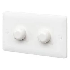 Coupon ???? MK Base 2-Gang 1-Way LED Dimmer Switch White ????