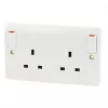 New 🌟 MK Logic Plus 13A 2-Gang DP Switched Plug Socket White 🌟 1 New 🌟 MK Logic Plus 13A 2-Gang DP Switched Plug Socket White 🌟 -Deals Sockets Store 29304 P