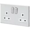 Best reviews of ๐ MK Aspect 13A 2-Gang DP Switched Plug Socket Polished Chrome with White Inserts ๐ฏ 1 Best reviews of ๐ MK Aspect 13A 2-Gang DP Switched Plug Socket Polished Chrome with White Inserts ๐ฏ -Deals Sockets Store 320FF P