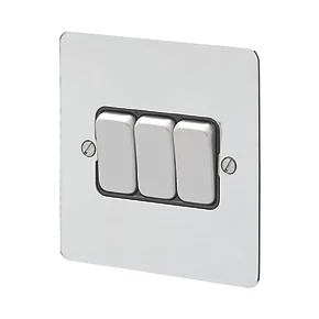 Best reviews of โ๏ธ MK Edge 10AX 3-Gang 2-Way Switch Polished Chrome with Black Inserts ๐ 3 Best reviews of โ๏ธ MK Edge 10AX 3-Gang 2-Way Switch Polished Chrome with Black Inserts ๐