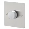 Discount ❤️ MK Edge 1-Gang 2-Way Dimmer Switch Brushed Stainless Steel ???? 2 Discount ❤️ MK Edge 1-Gang 2-Way Dimmer Switch Brushed Stainless Steel ???? -Deals Sockets Store 446FF P