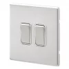 Deals ???? MK Aspect 20AX 2-Gang 2-Way Switch Brushed Stainless Steel with White Inserts ???? 1 Deals ???? MK Aspect 20AX 2-Gang 2-Way Switch Brushed Stainless Steel with White Inserts ???? -Deals Sockets Store 447FF P