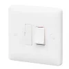Buy ❤️ MK Base 13A Switched Fused Spur White with White Inserts 😀 -Deals Sockets Store 476PF P