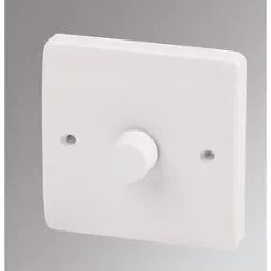 Buy 🔔 MK Logic Plus 1-Gang 2-Way Dimmer Switch White 💯