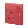Deals ๐ MK Logic Plus 13A 1-Gang DP Switched Plug Socket Red ๐ 1 Deals ๐ MK Logic Plus 13A 1-Gang DP Switched Plug Socket Red ๐ -Deals Sockets Store 520FF P