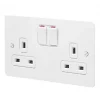 Buy ๐ MK Edge 13A 2-Gang DP Switched Plug Socket White with Colour-Matched Inserts ๐ 1 Buy ๐ MK Edge 13A 2-Gang DP Switched Plug Socket White with Colour-Matched Inserts ๐ -Deals Sockets Store 534FF P