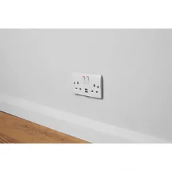 Coupon ???? MK Logic Plus 13A 2-Gang DP Switched Socket + 2A 2-Outlet Type A USB Charger White ???? 13 Coupon ???? MK Logic Plus 13A 2-Gang DP Switched Socket + 2A 2-Outlet Type A USB Charger White ???? -Deals Sockets Store 5541X A5