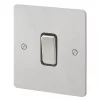 Hot Sale 😀 MK Edge 20AX 1-Gang 2-Way Light Switch Brushed Stainless Steel with Black Inserts 🥰 1 Hot Sale 😀 MK Edge 20AX 1-Gang 2-Way Light Switch Brushed Stainless Steel with Black Inserts 🥰 -Deals Sockets Store 580FF P