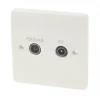 Budget 🌟 MK Logic Plus 1-Gang Duplex Multimedia Socket White 🥰 -Deals Sockets Store 65023 P