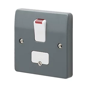 Brand new ⌛ MK Logic Plus 13A Switched Fused Spur with Neon Graphite with White Inserts 🥰 3 Brand new ⌛ MK Logic Plus 13A Switched Fused Spur with Neon Graphite with White Inserts 🥰