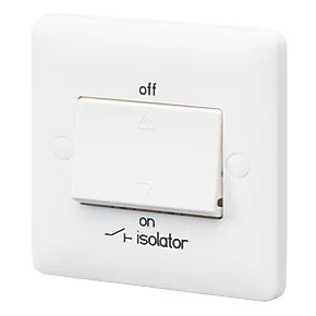 Brand new π― MK Base 10A 1-Gang 3-Pole Fan Isolator Switch White with White Inserts π€© 3 Brand new π― MK Base 10A 1-Gang 3-Pole Fan Isolator Switch White with White Inserts π€©