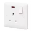 Wholesale ๐ MK Base 13A 1-Gang SP Switched Socket White with Neon with White Inserts ๐ฏ 2 Wholesale ๐ MK Base 13A 1-Gang SP Switched Socket White with Neon with White Inserts ๐ฏ -Deals Sockets Store 835PF P