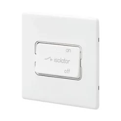 Brand new 😍 MK Aspect 10A 1-Gang 3-Pole Fan Isolator Switch White ✔️