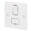 New 👏 MK Edge 13A Switched Fused Spur White with Colour-Matched Inserts ✔️ 1 New 👏 MK Edge 13A Switched Fused Spur White with Colour-Matched Inserts ✔️ -Deals Sockets Store 904FF P