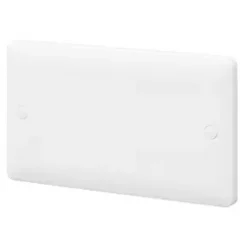 Deals 😍 MK Base 2-Gang Blanking Plate White 🔥