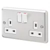 Cheap ๐ MK Albany Plus 13A 2-Gang DP Switched Plug Socket Brushed Stainless Steel with White Inserts ๐งจ 1 Cheap ๐ MK Albany Plus 13A 2-Gang DP Switched Plug Socket Brushed Stainless Steel with White Inserts ๐งจ -Deals Sockets Store 967FF P