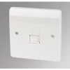 Best Pirce 🌟 MK Logic Plus Slave Telephone Socket White 👏 2 Best Pirce 🌟 MK Logic Plus Slave Telephone Socket White 👏 -Deals Sockets Store 99591 P